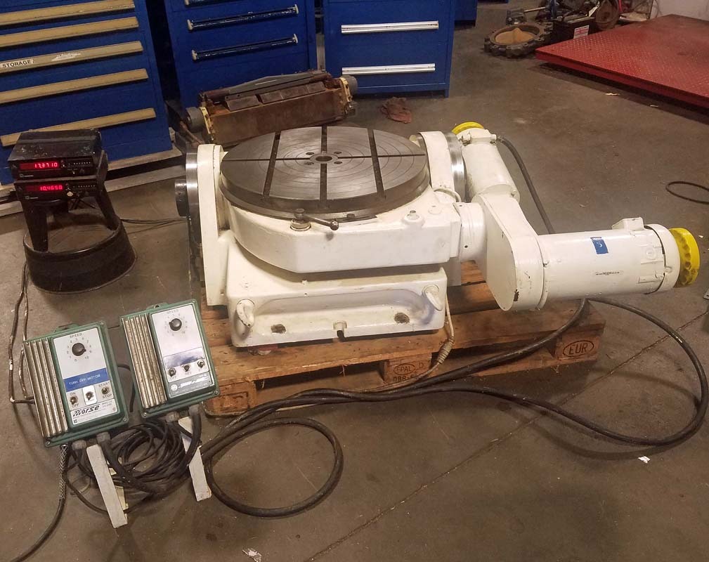 Walters 24 Inch Motorized Tilting Rotary Table (Inv.36141)