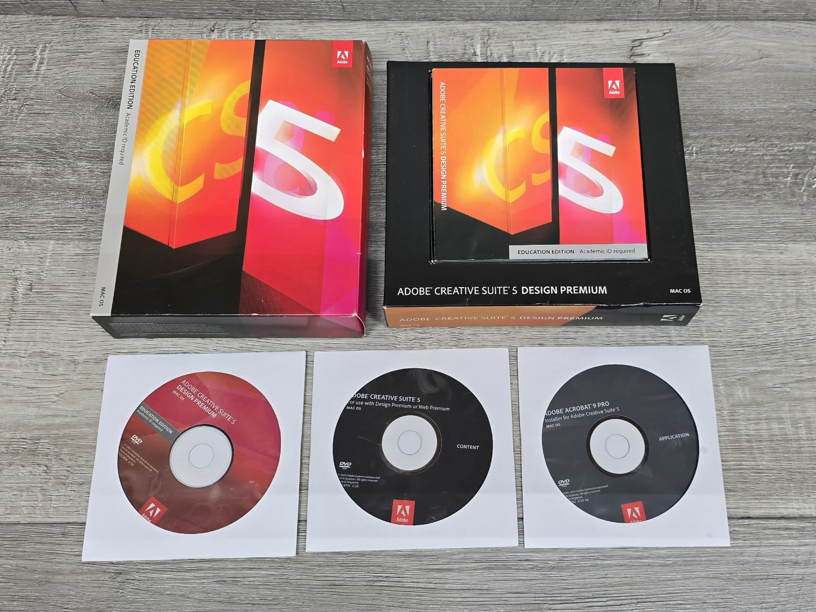 Adobe Creative Suite 5 Design Premium ~ Education Edition For MAC OS