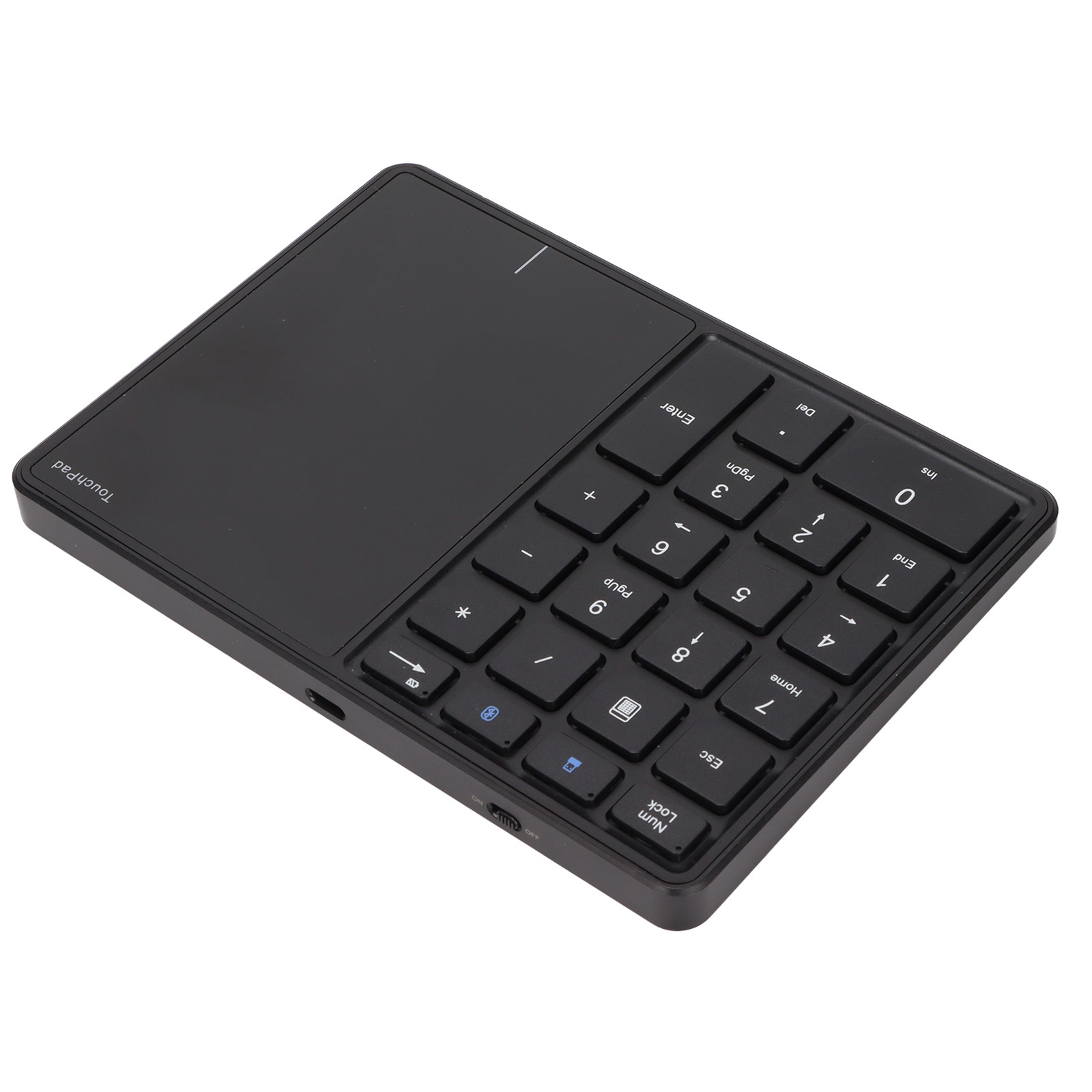 2 In 1 Wireless Number Pad Touchpad Portable BT4.2 For IOS Premium