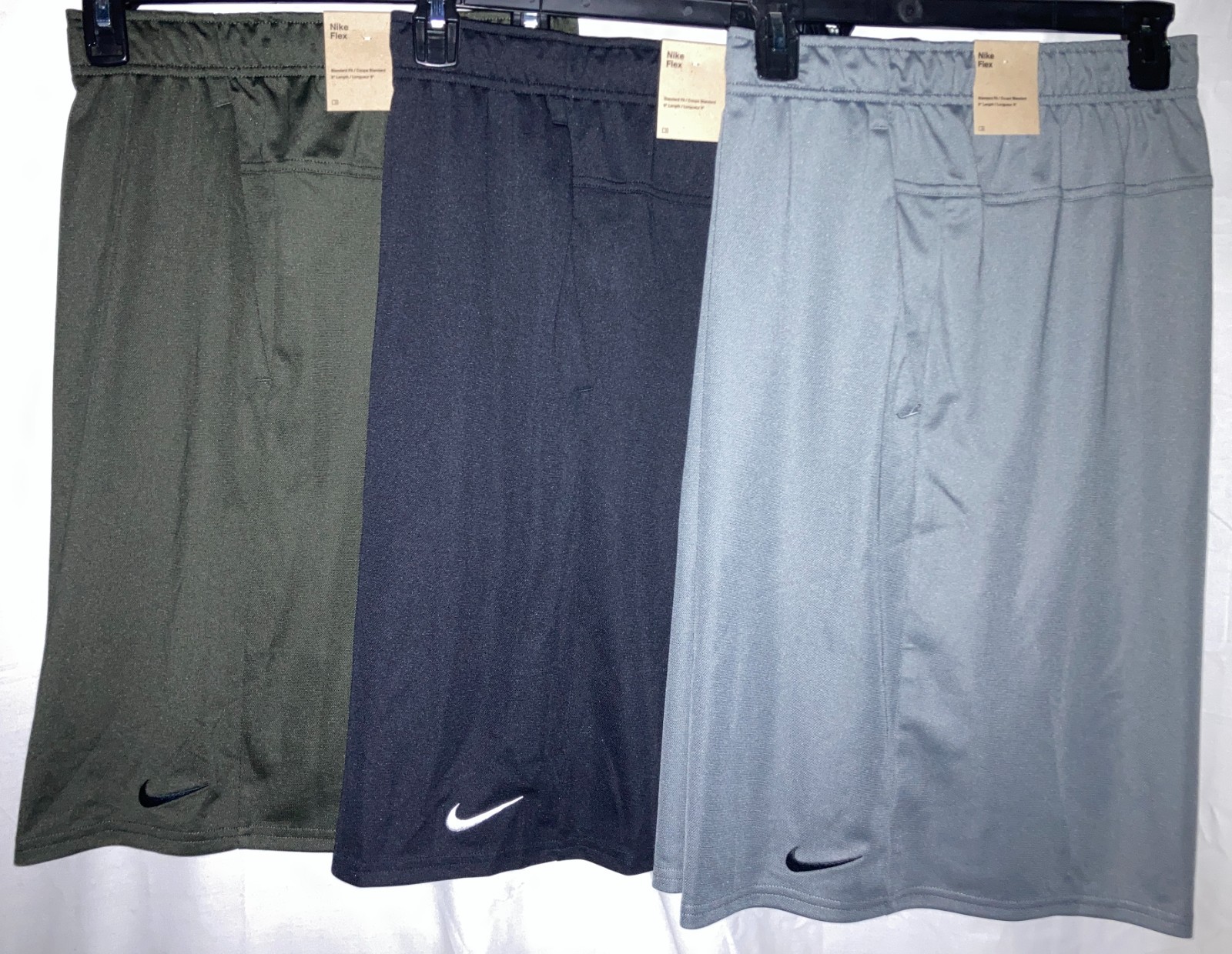 NWT Men's B & T Nike Dri-Fit Training Shorts 9" inseam assorted sizes/colors