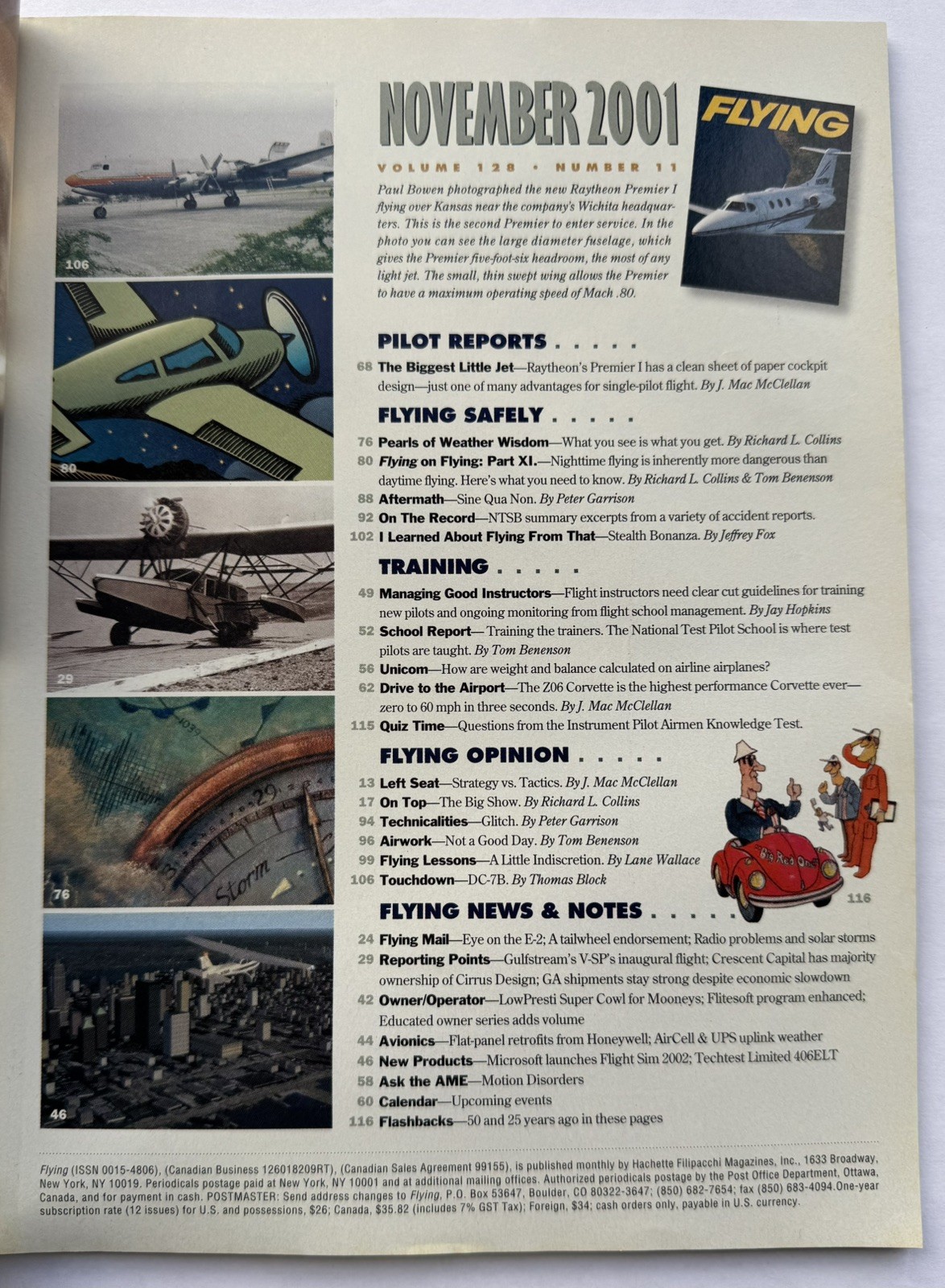 Flying Magazine November 2001