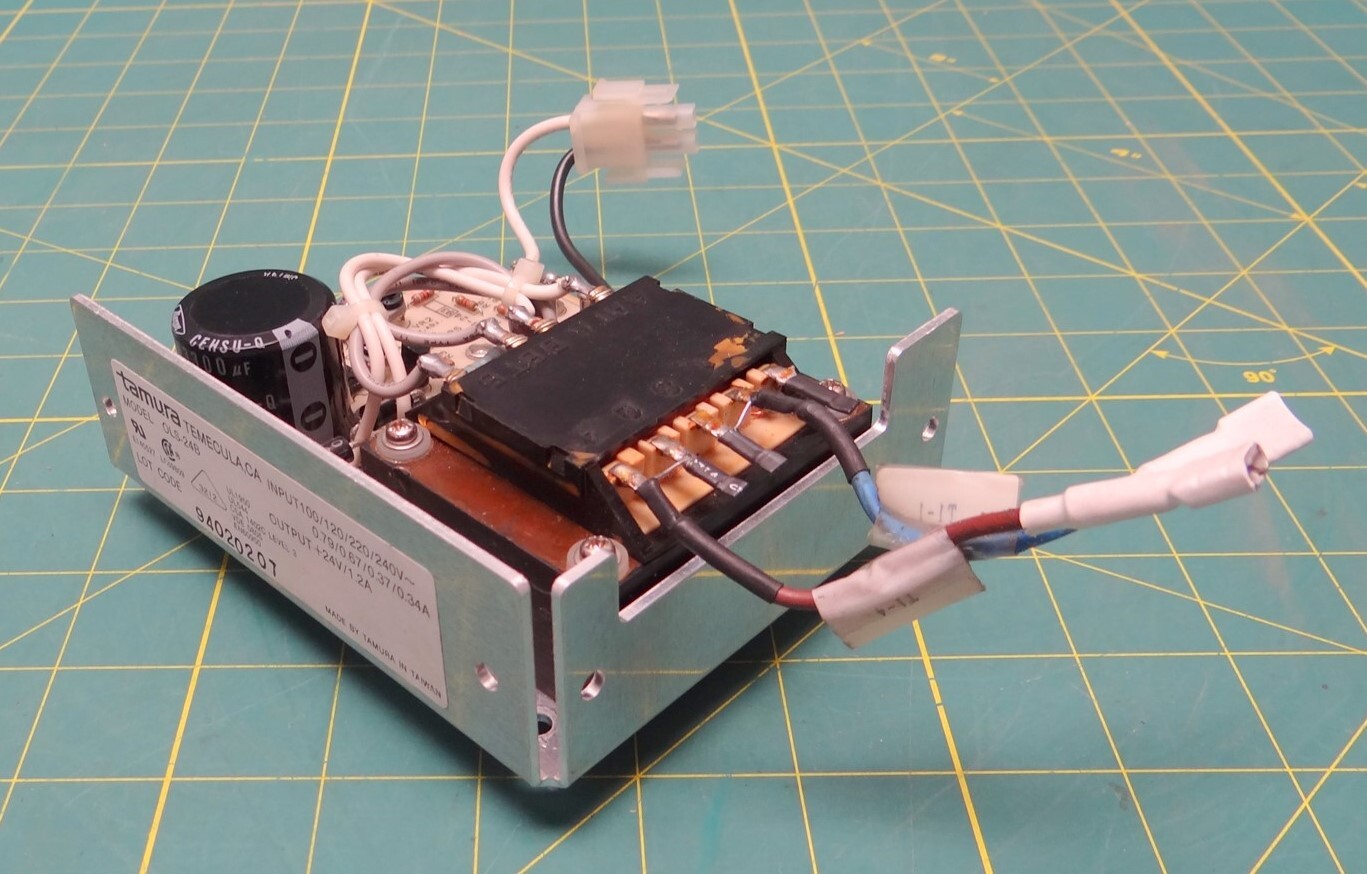 Tamura OLS-24B Power Supply  Input : 100/120/200/240V  Output : +24V/1.2A