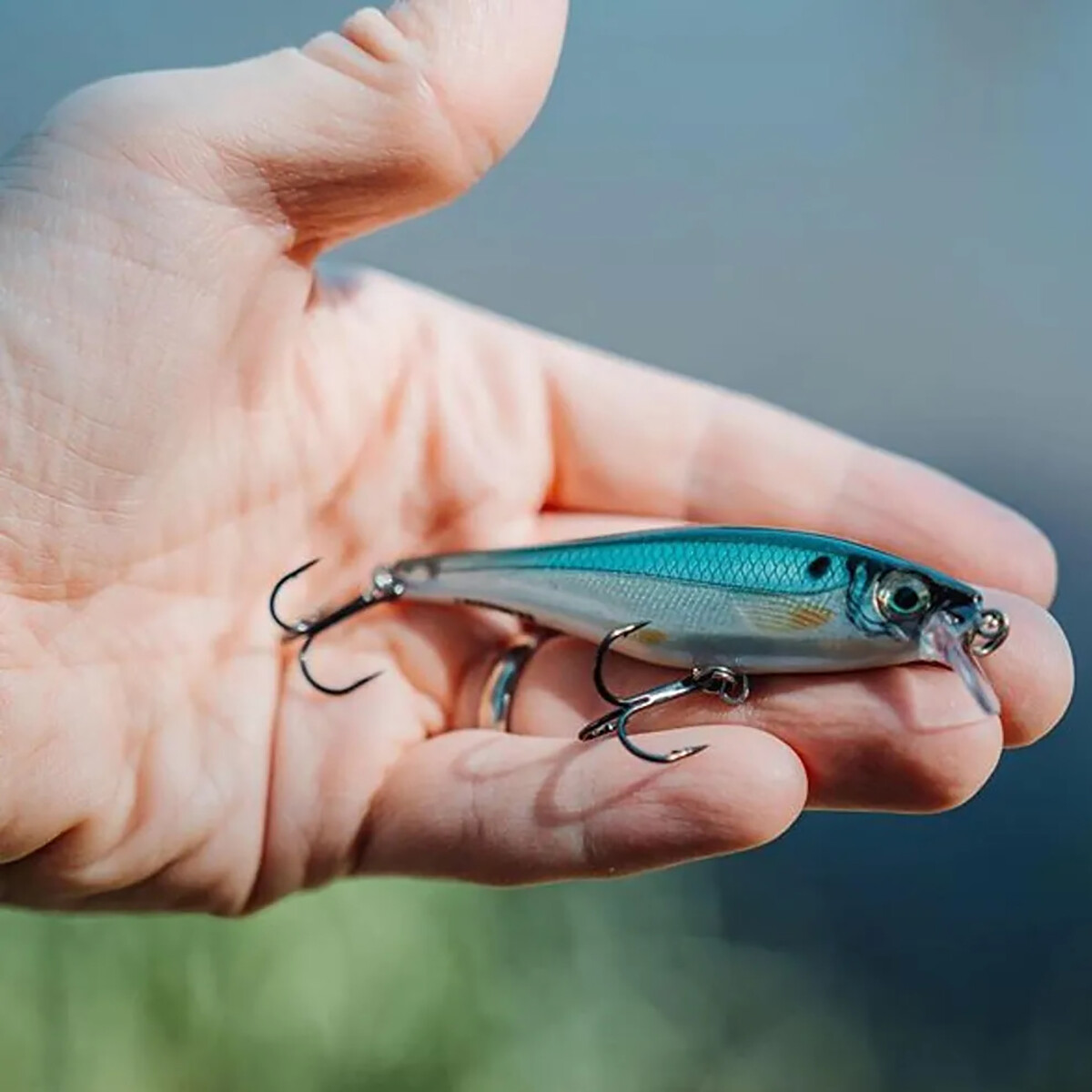 Rapala Skitter Pop 05 Fishing Lure - Lime Frog