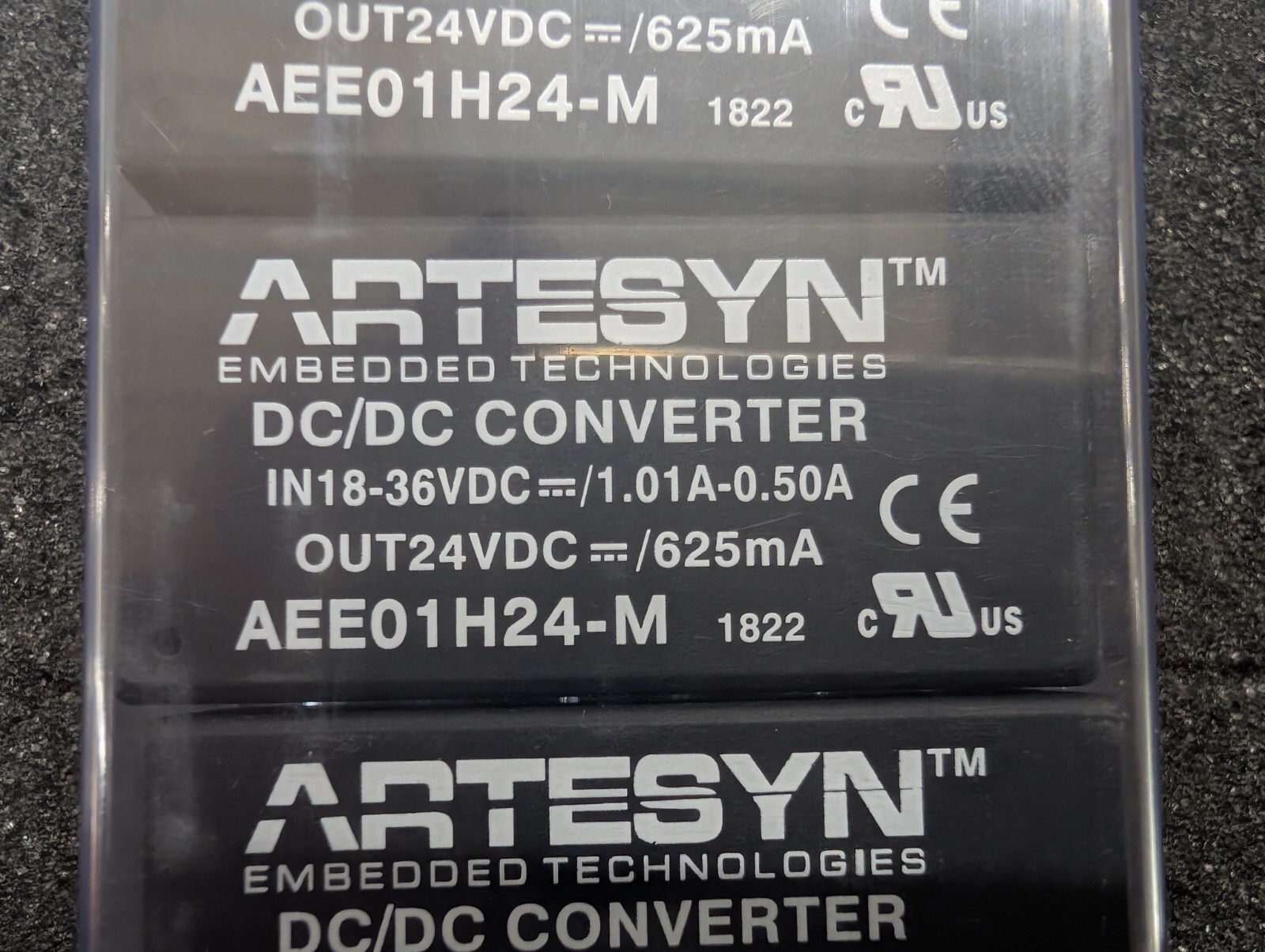 New, Artesyn, AEE01H24-M, DC DC CONVERTER 24V 15W
