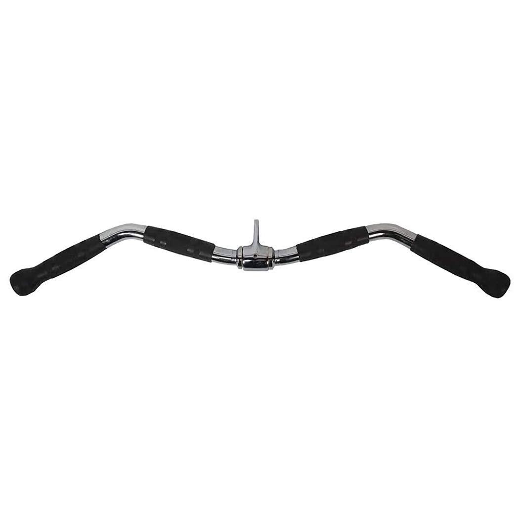 LAT Bar Cable Machine Attachment Curl Pulldown Bar with Full Rotation and for