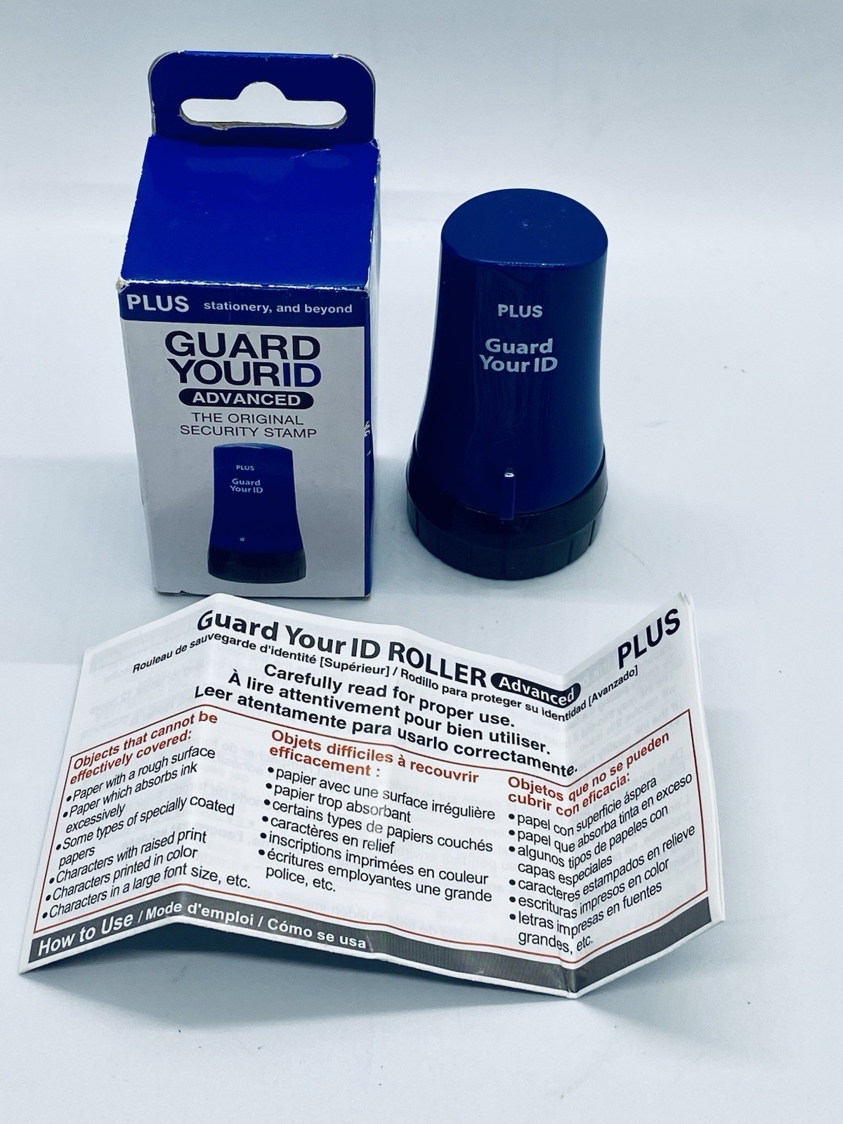 Guard Your ID Advanced Roller 2.0 Identity Theft Prevention Regular, Blue