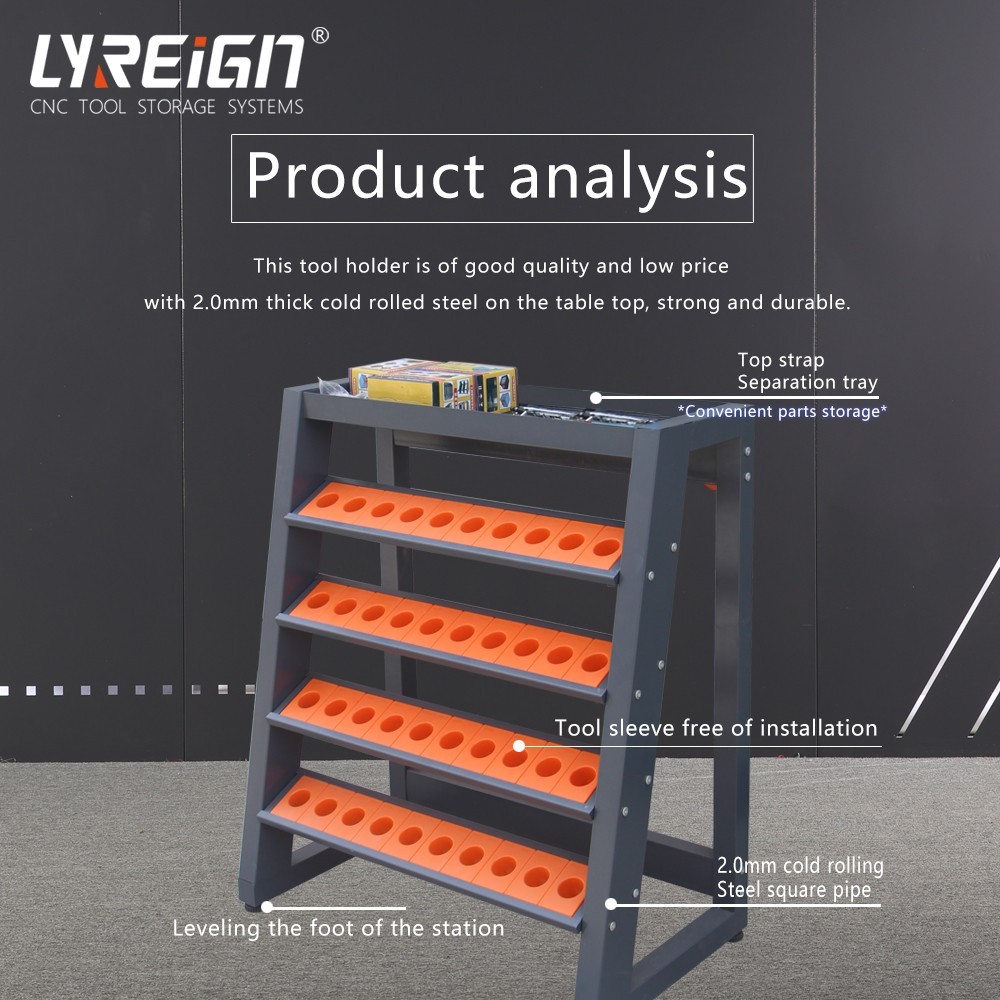 CNC Tool Storage Rack CNC Tool Holder Rack Tool Organizer for Warehouses