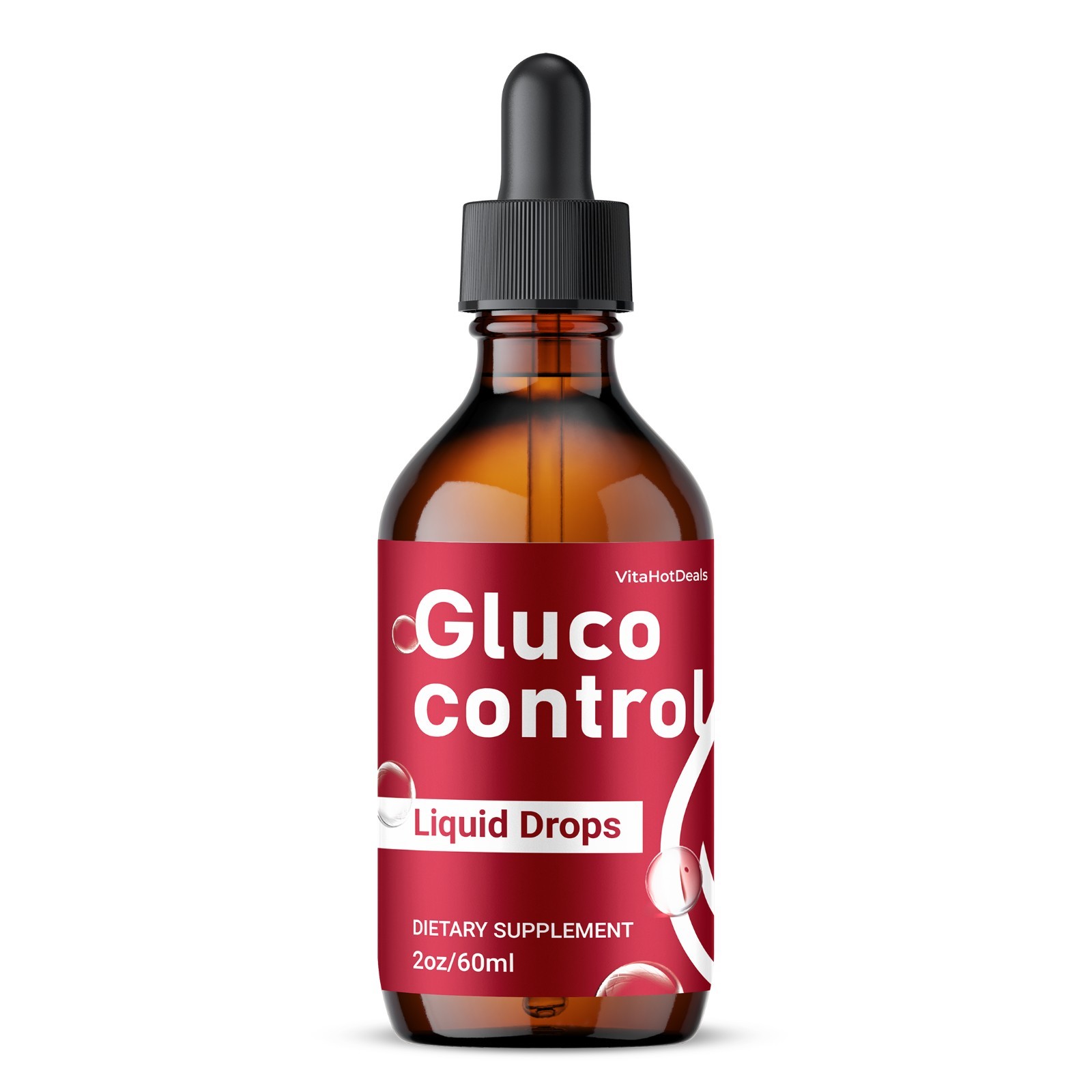 GlucoControl Liquid Drops, Max Strength, Gluco Control Supplement (2 pack)