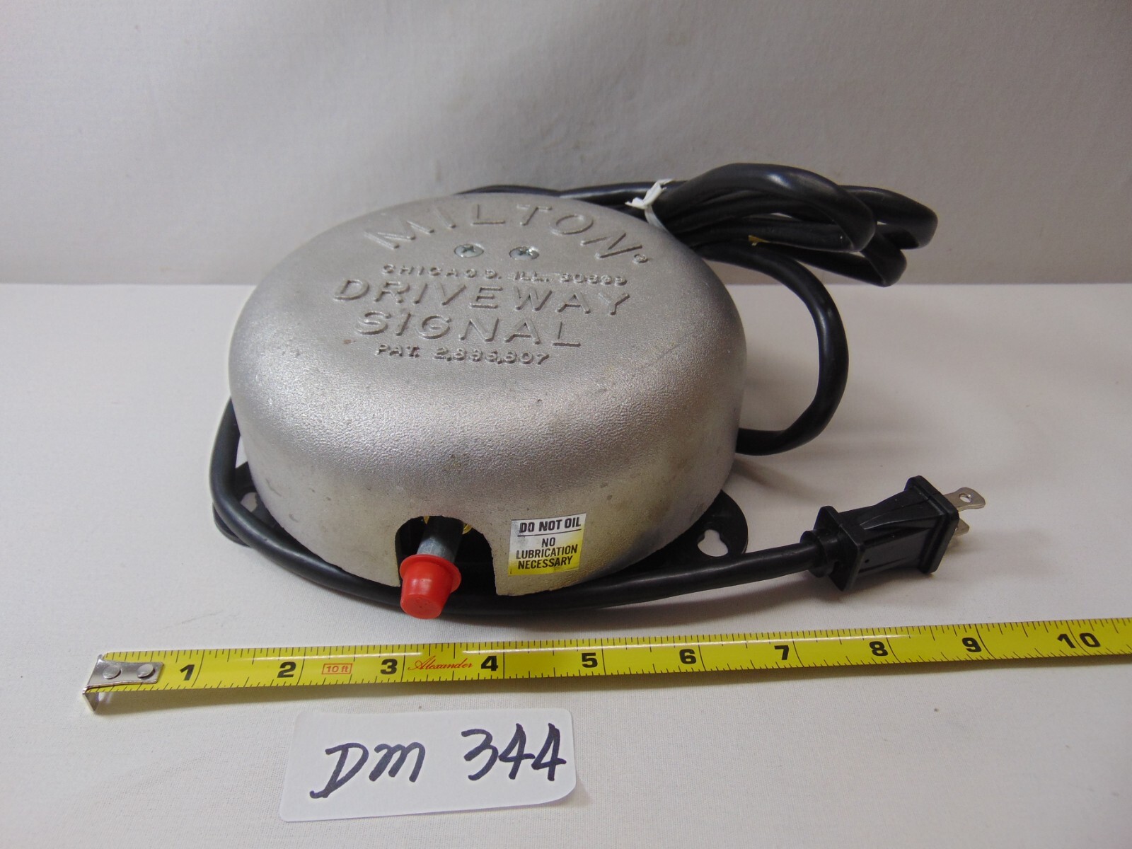 Milton 805 Driveway Signal Bell Only New Without Box 110Label
