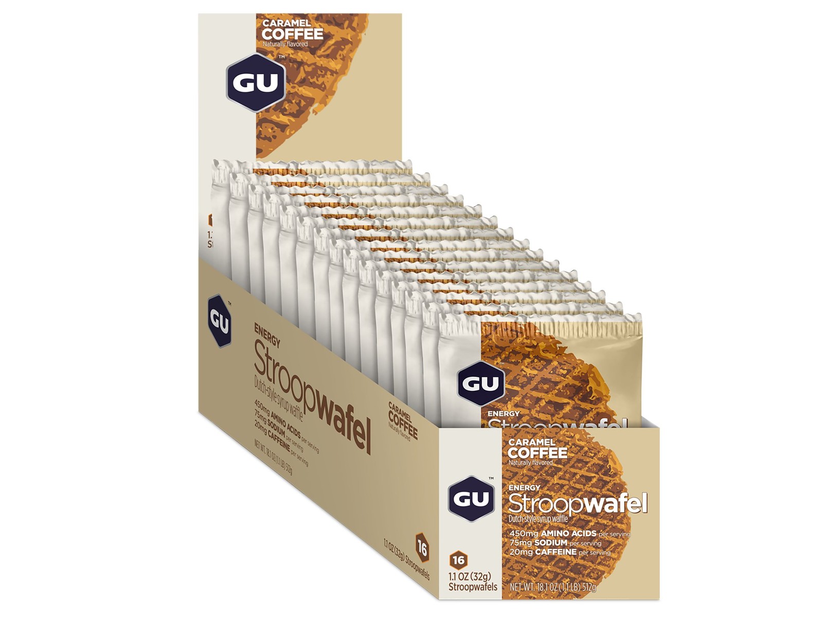GU Energy Stroopwafel Box of 16