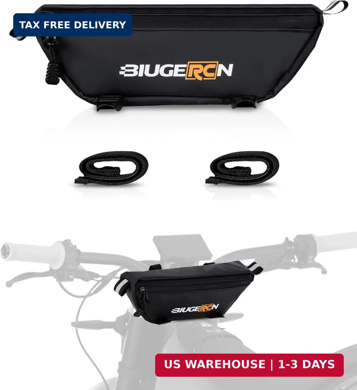 Universal Front Handlebar Bag for Electric Dirt Bike Ebike | Waterproof,Handle B