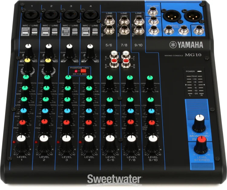 Yamaha MG10 10-channel Analog Mixer