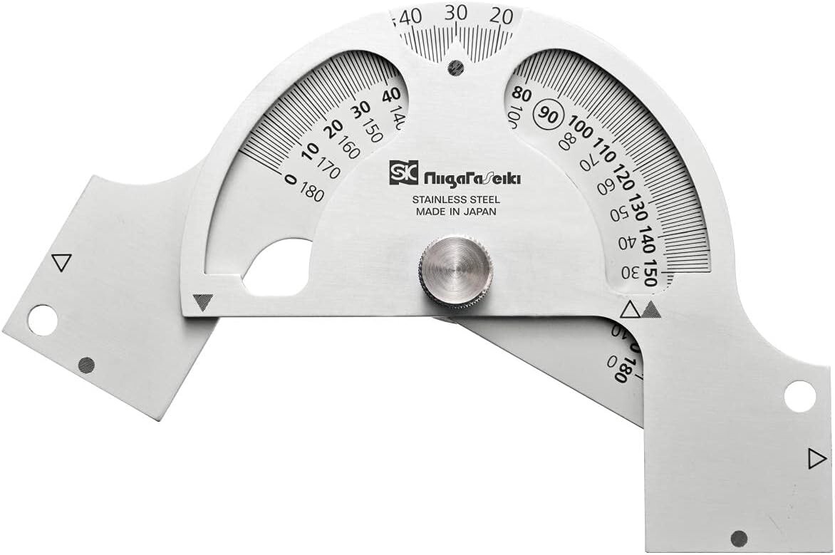 Niigata Seiki AP-130 Angle Protractor Tool Bevel Sheet Metal Gauge Japan NEW