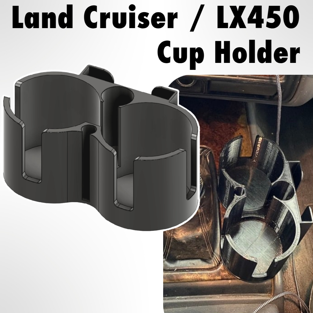 Large Cup Holder for Land Cruiser FJ80 FZJ80 '91 - '97 & Lexus LX450 '95 - '97