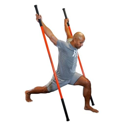 3 Stick Training Bundle | Mobility Stick 2 Long (76") + 1 Short (56") Orange