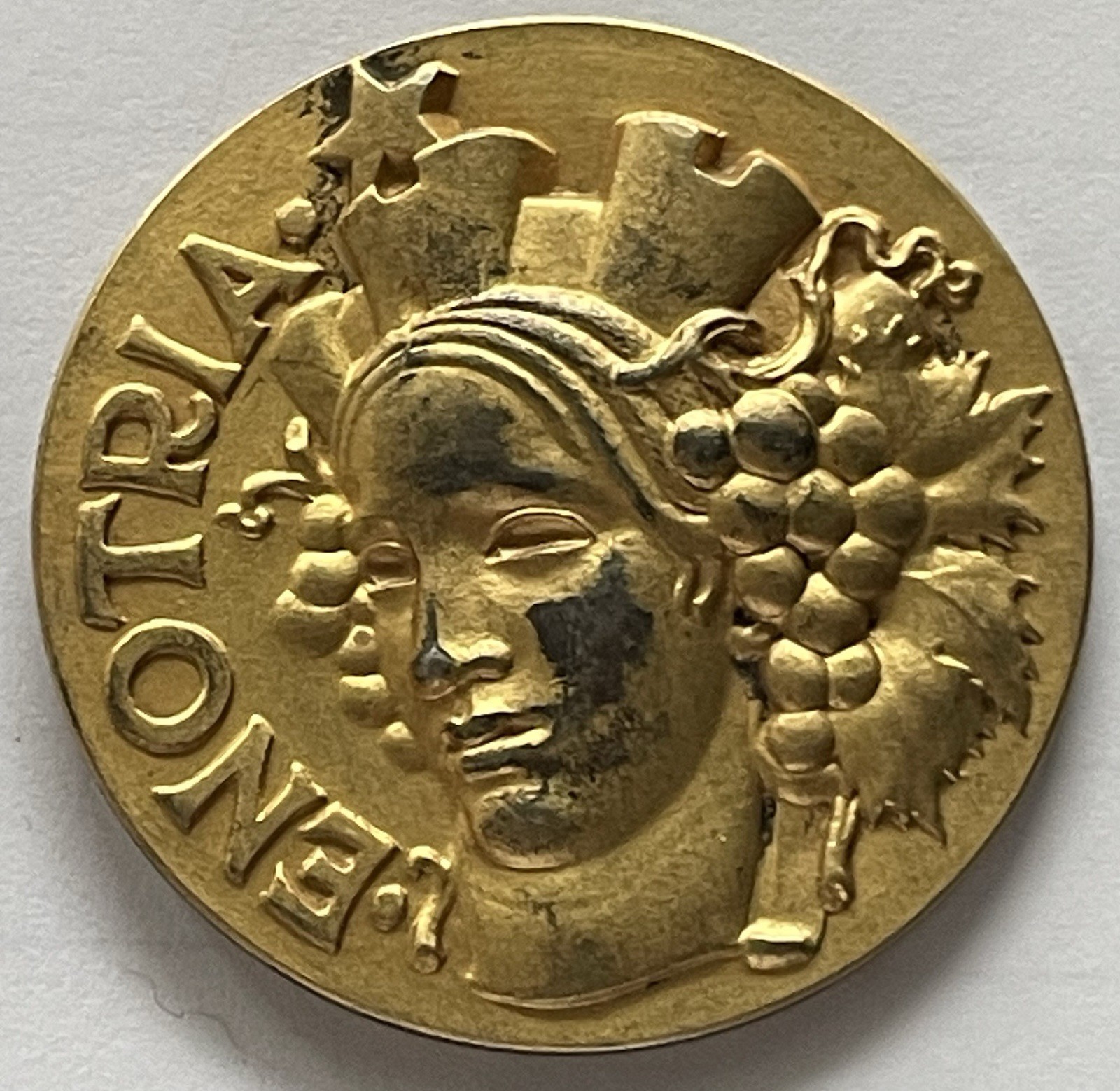 National Grape Festival Medal Enotria Campania Basilicata Calabria 1933
