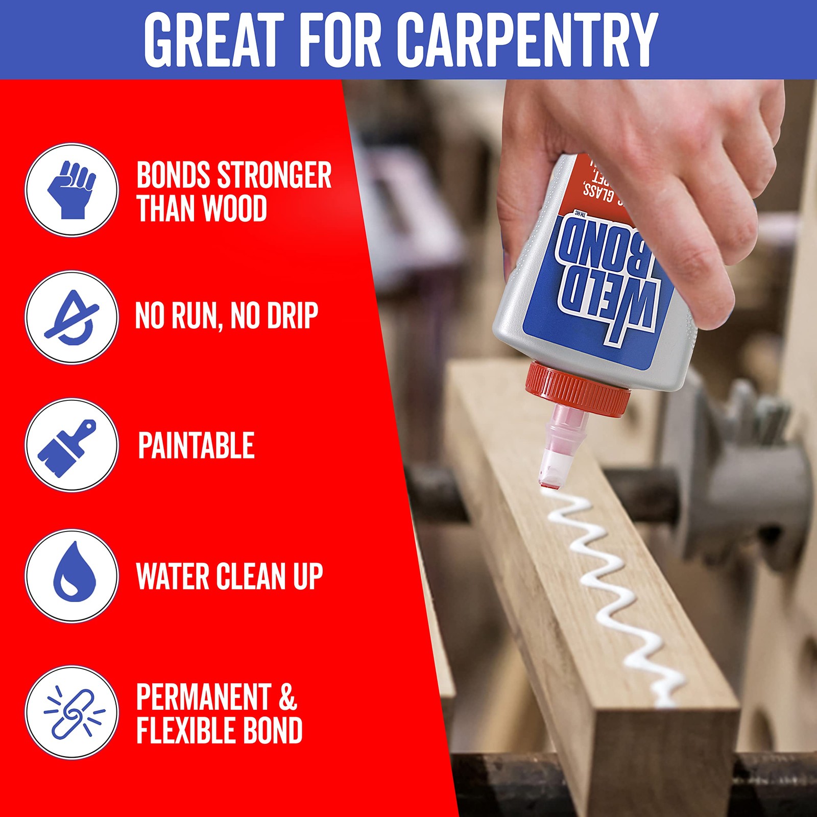 Multi-Surface Strong Glue – Fast Drying Glue for Wood, Tile, Ceramic, Pottery...