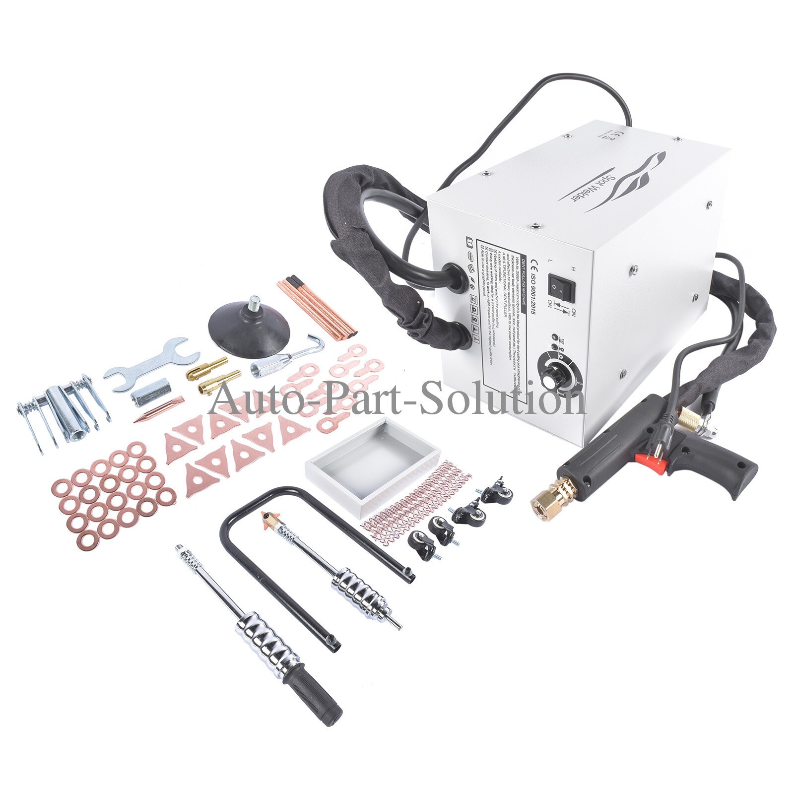 NEW Dent Puller & Spot Welder Kit 4.5KVA Car Body Repair Tool 110V 7 Modes 60Hz