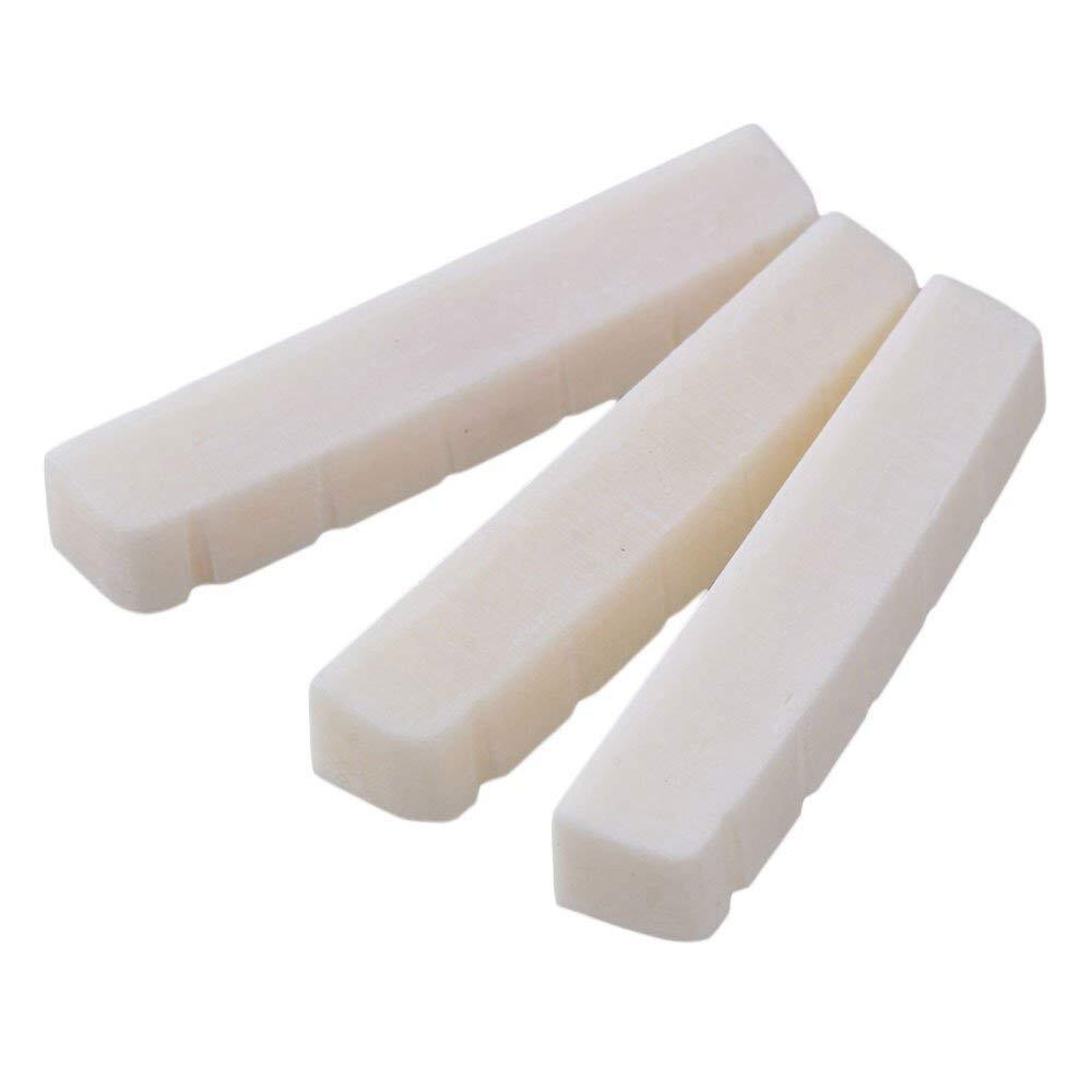 3PCS White Nut For Acoustic Guitar 43*6*7.5mm