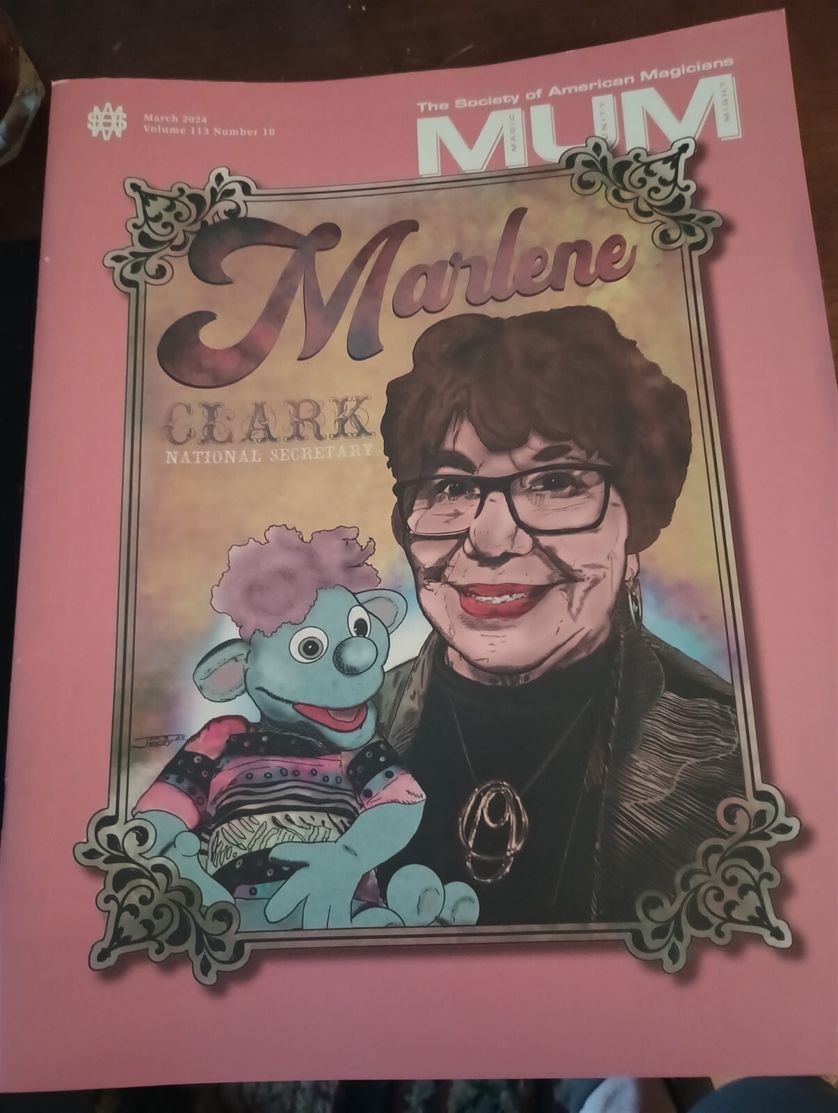 Marlene Clark MUM SOCIETY OF AMERICAN MAGICIANS MAGAZINE 2024