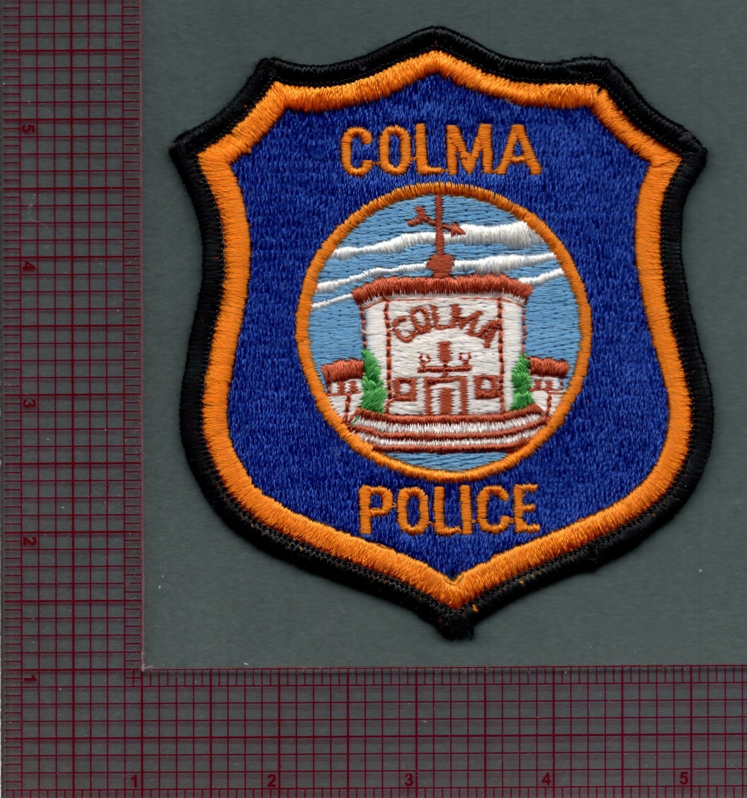 Colma California Police Patch - 2nd Issue