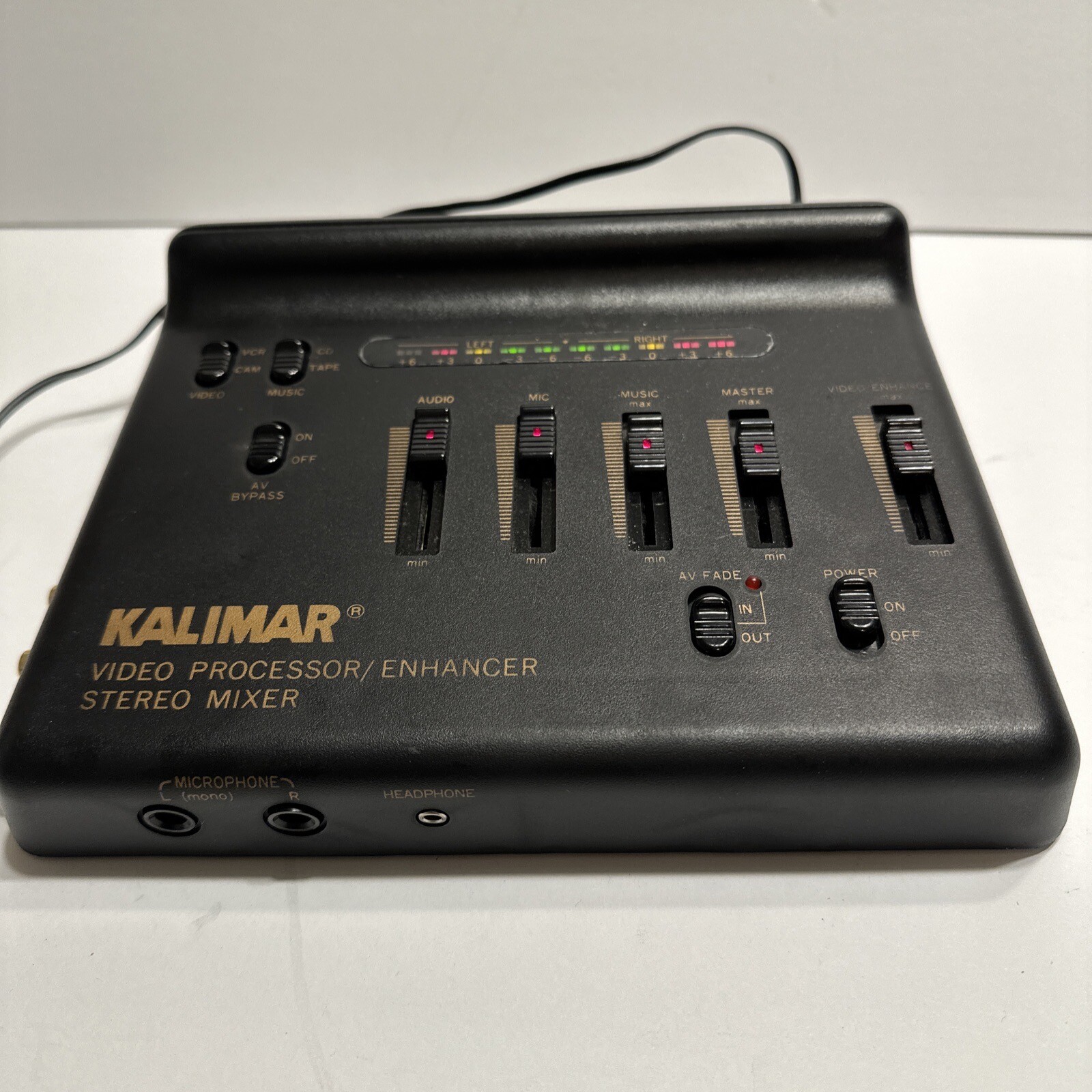 Kalimar Video Processor/Enhancer Stereo Mixer RARE Tested