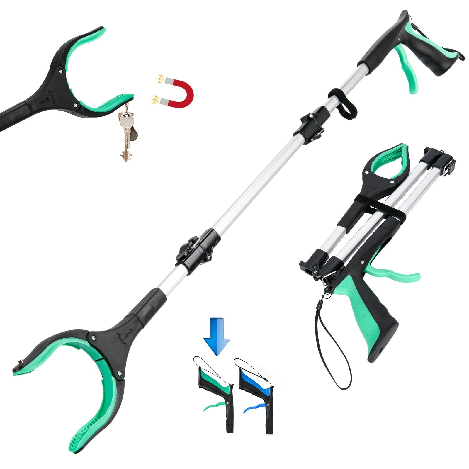 37.4 inch 2024 Upgraded Edition Grabber reahcer Tool,Foldable Reacher Grabber...