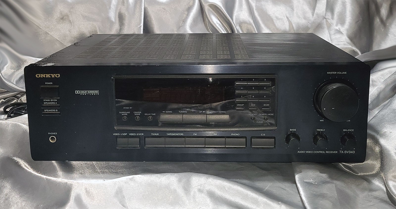 ONKYO TX-SV343 60/WATT CHANNEL 5.1 HOME THEATER AV STEREO RECEIVER 