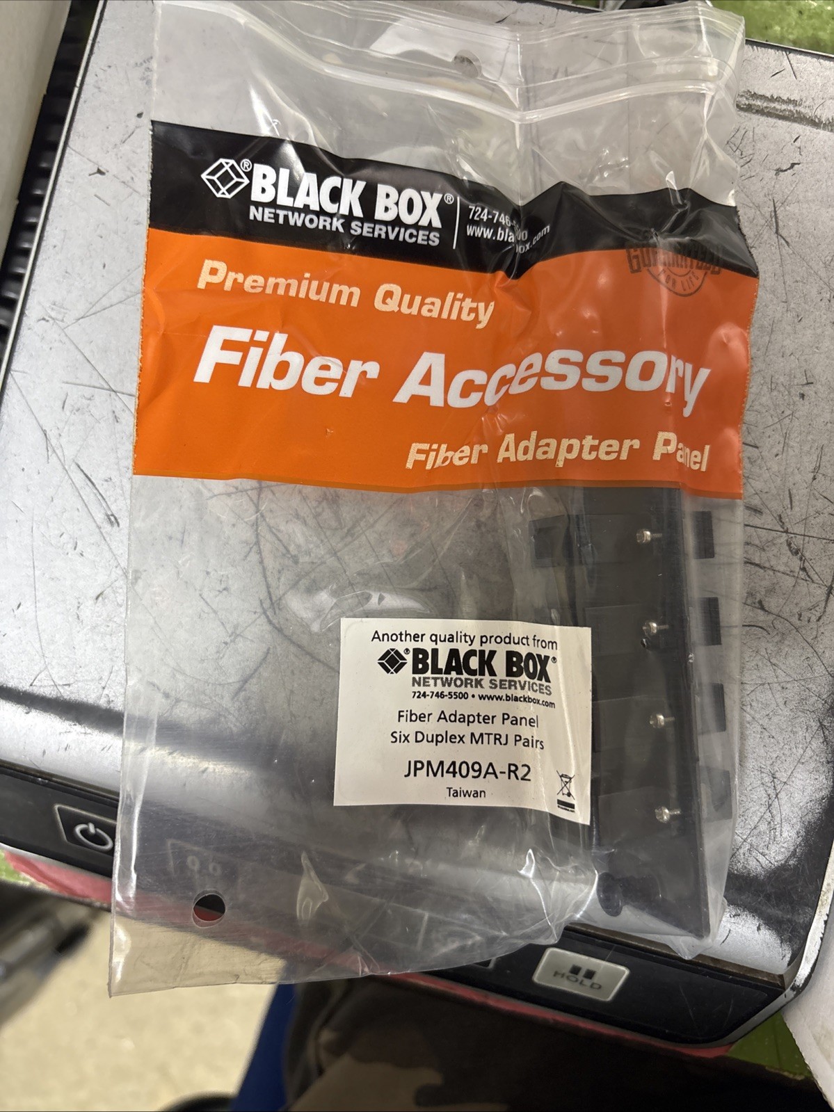 Black Box, Part #JPM409A-R2, Adapter Panel designed to manage fiber connections