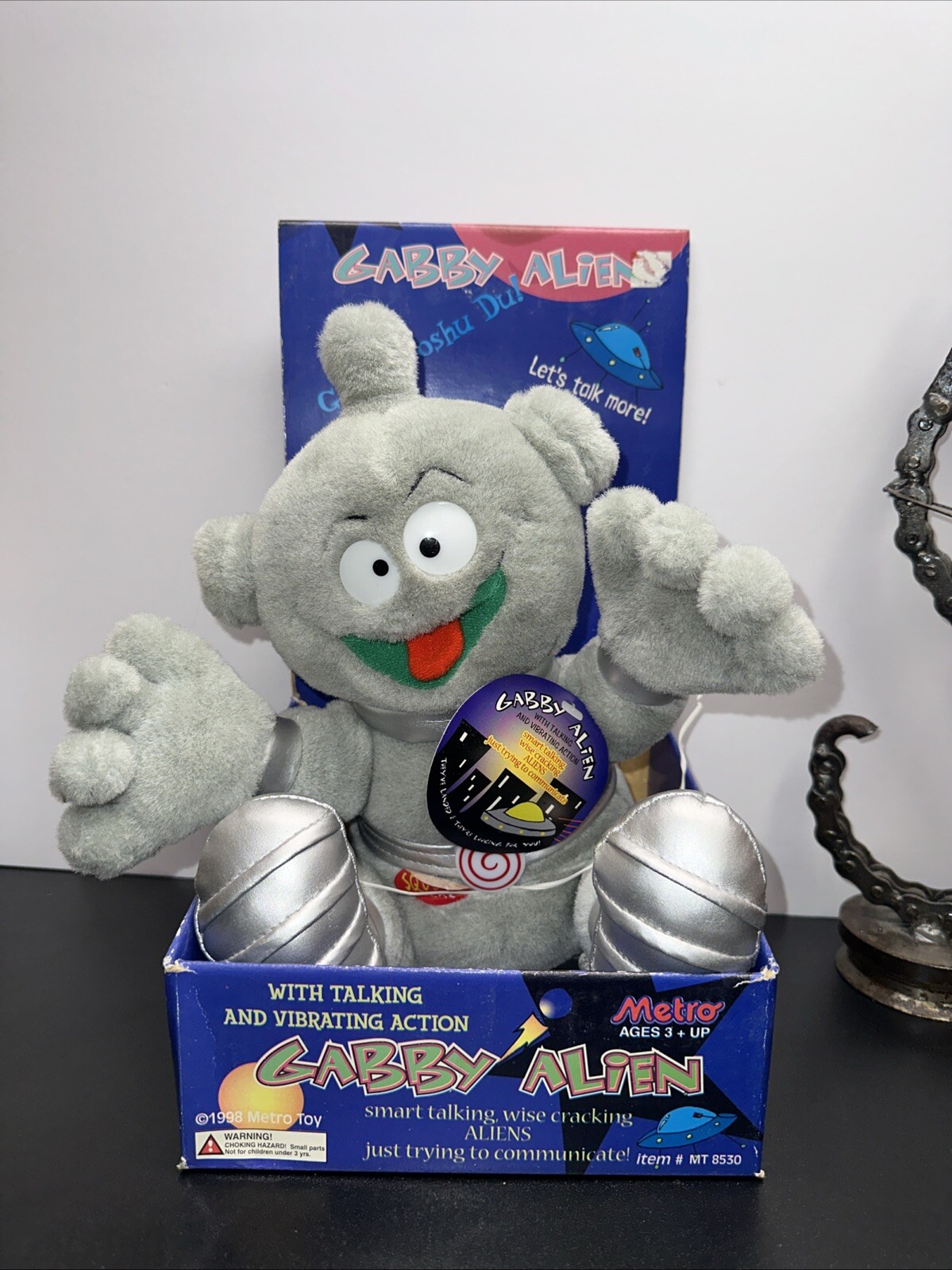 Metro Toy, 1998, Gabby Alien, Vibrating Talking Plush