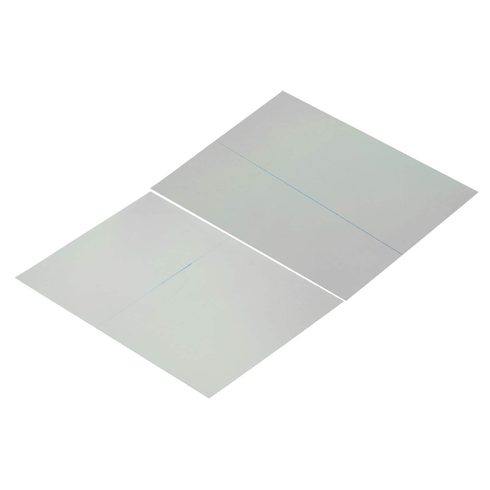 2 Pack 9.7" Polarized Film Sheets, Adhesive Linear Polarizer for Screen & Photog