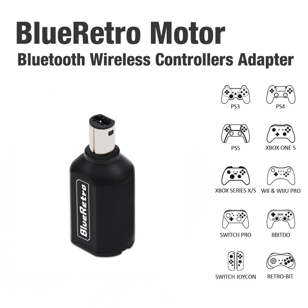 NGC BlueRetro Bluetooth Game Grip Converter Wireless Grip Controller Adapter