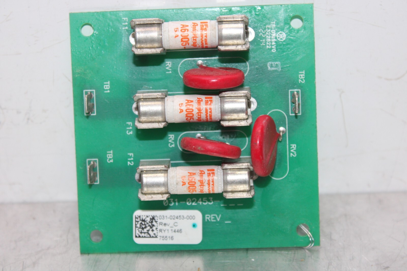 YORK VOLTAGE TRANSIENT CIRCUIT BOARD 031-02453-000 REV. C **WARRANTY INCLUDED**