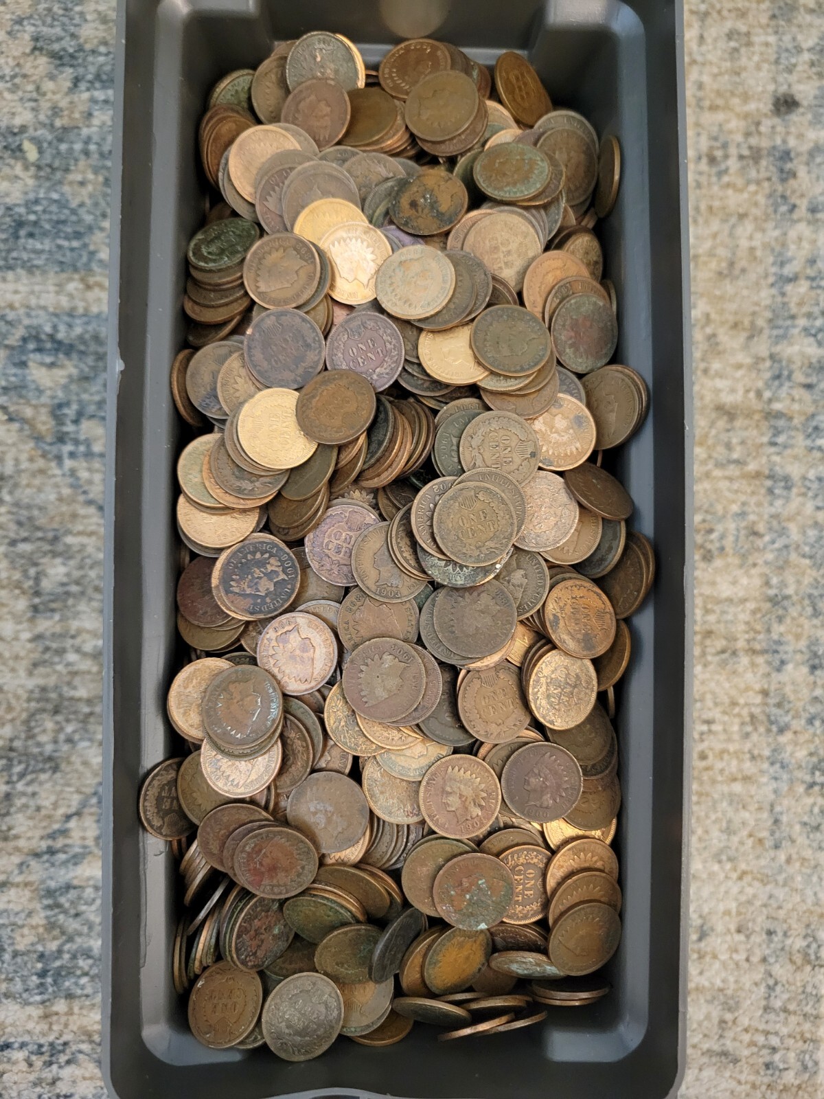 50 Indian Head Cent Penny Roll Random Date Old Large Antique Coin Collection Set