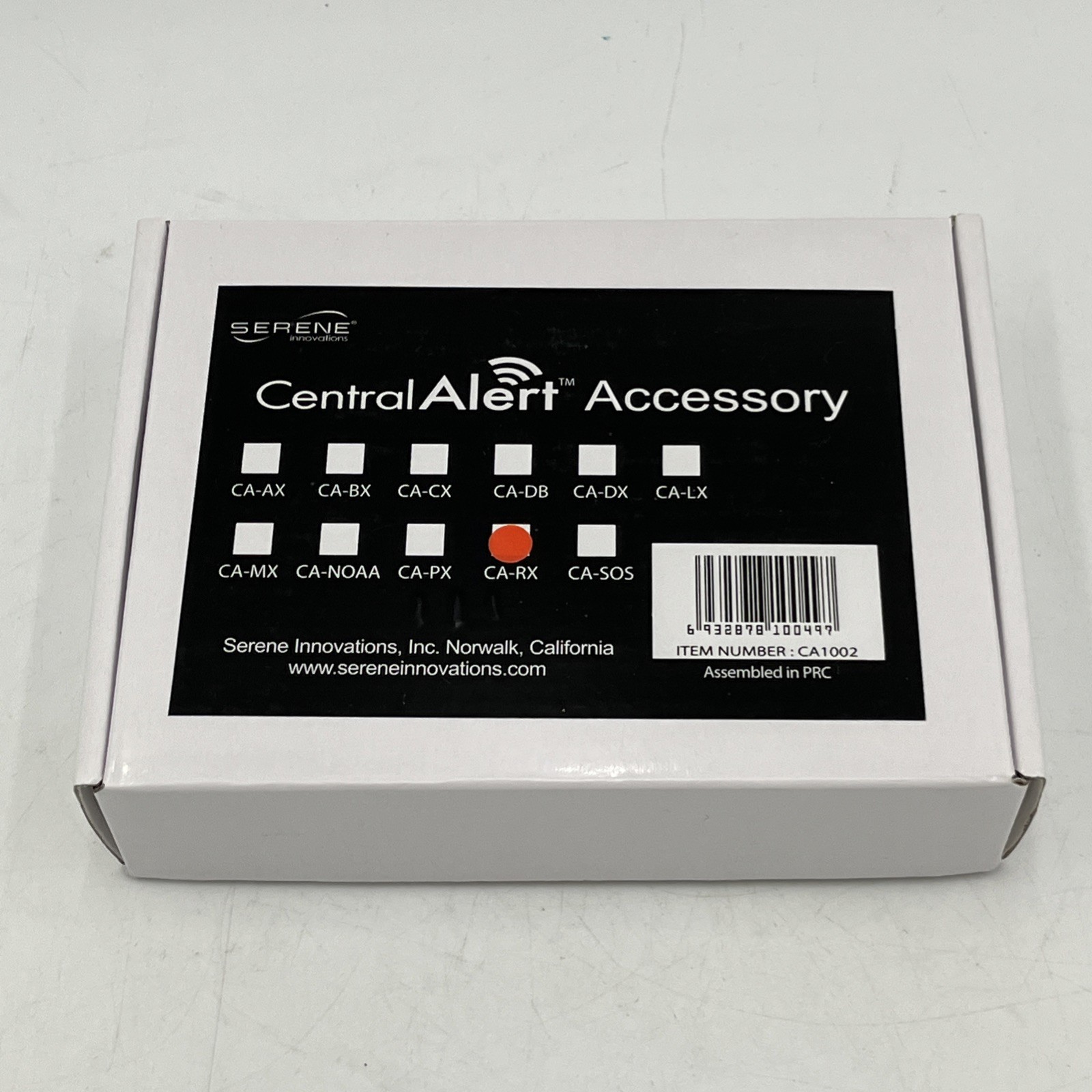 Serene Innovations Central Alert Wireless Remote Receiver Accessory CA-RX New