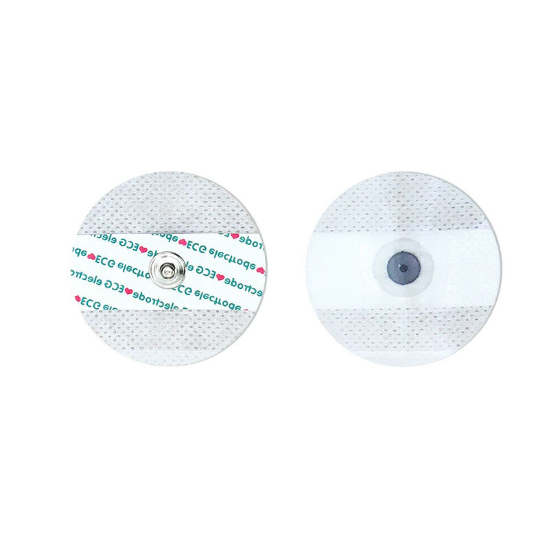 250Pcs Electrode Pads Snap On Replacement For ECG EKG Heart Monitor