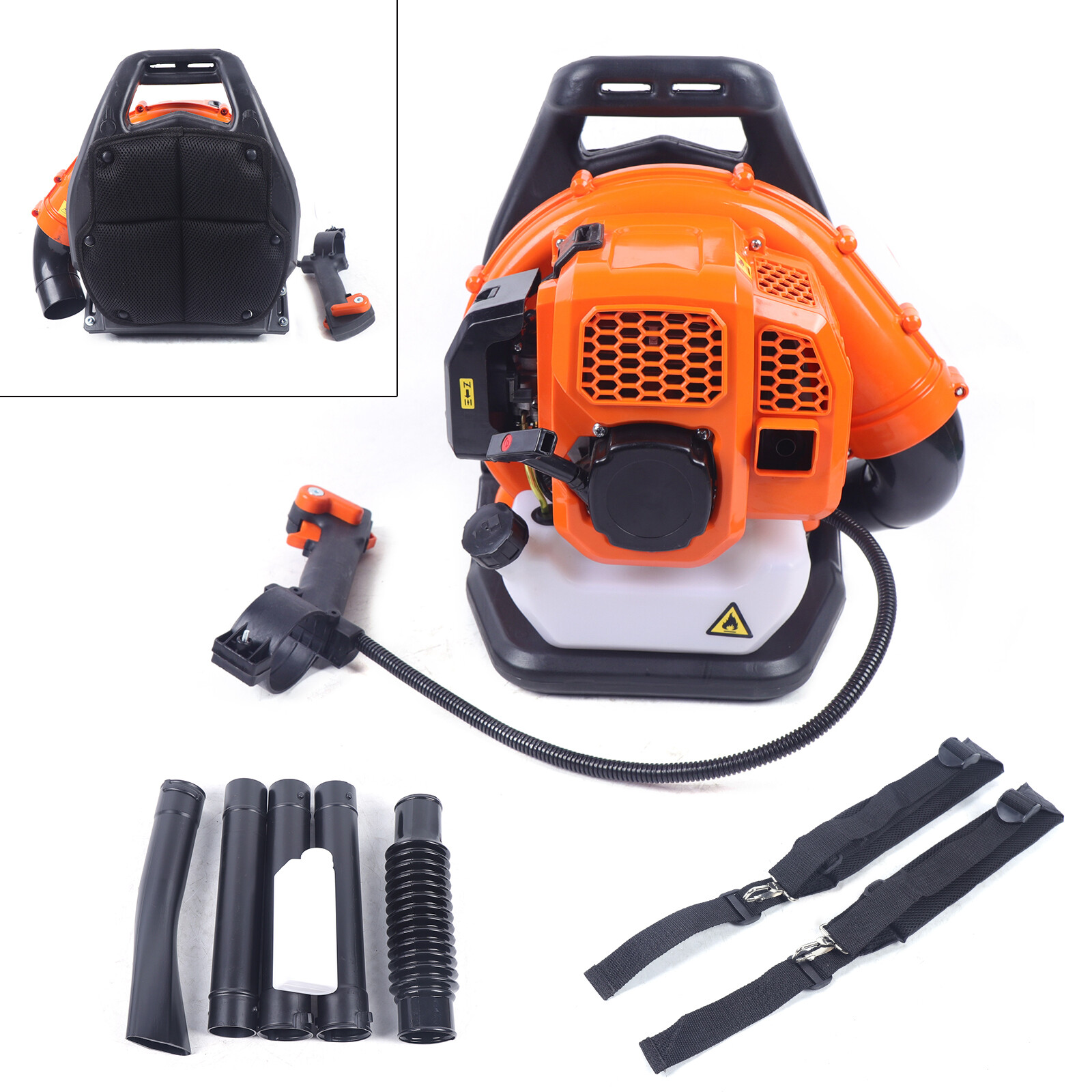 Commercial Gas Leaf Blower Backpack Gas-powered Backpack Lawn Grass Blower 1250W
