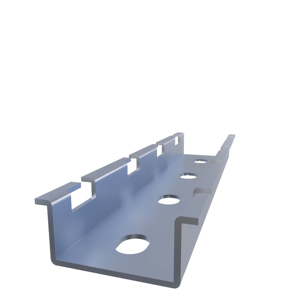 NavePoint Electro Zinc Plated 8" Ceiling Hanging Bar - 4 Pack