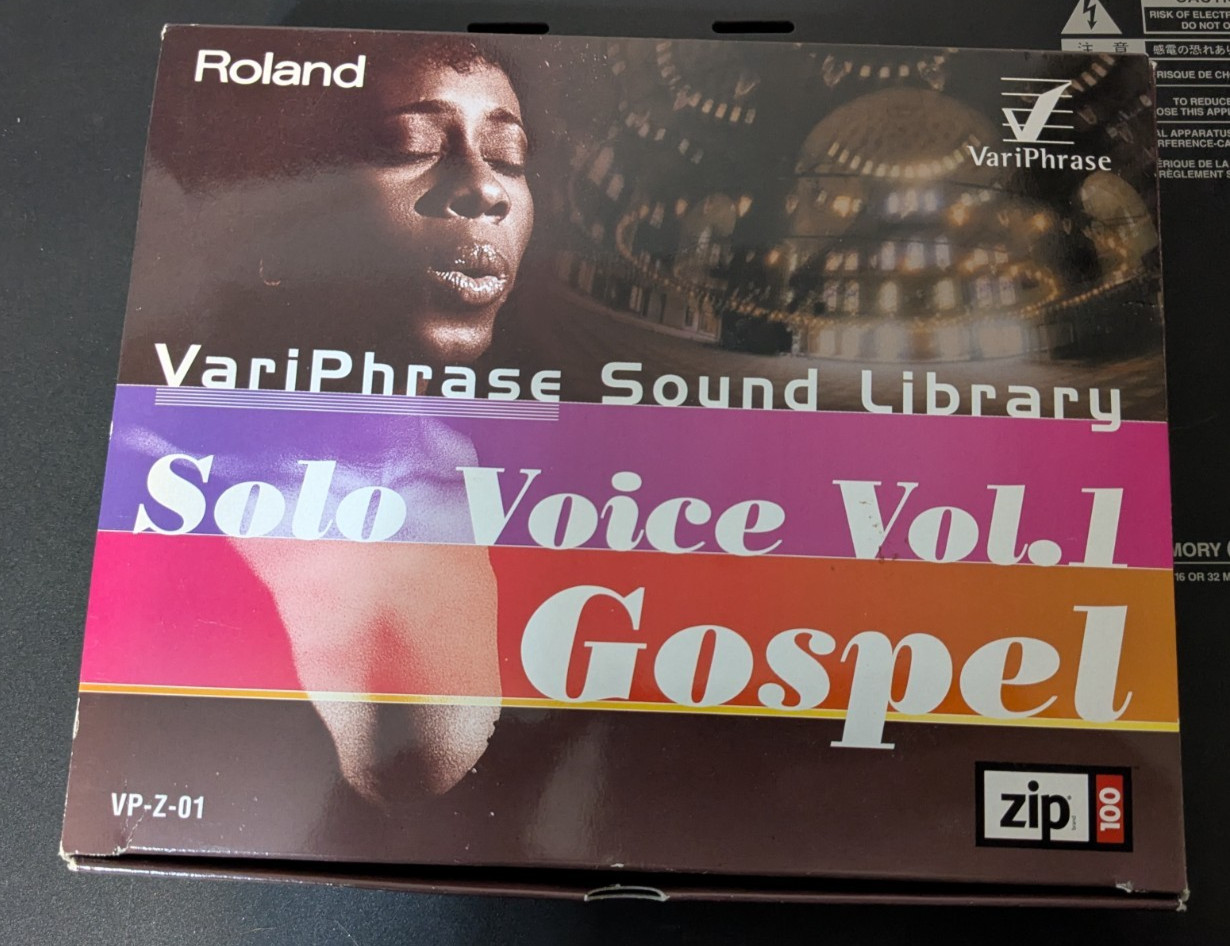Roland VP-Z-01 VariPhrase Solo Voice Vol 1 for Roland VP-9000 - works! rare