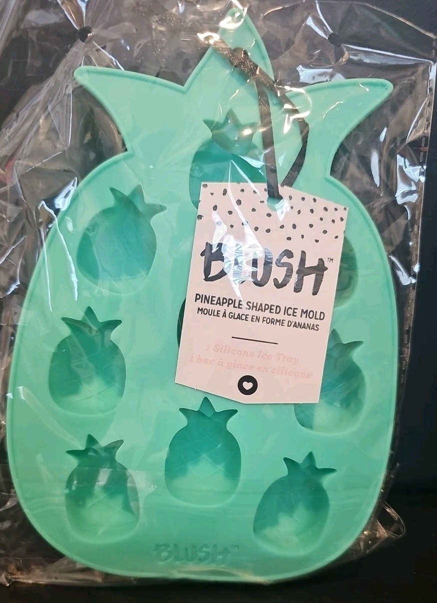 Blush Pineapple Shaped Silicone Ice Mold BPA Free New in Package