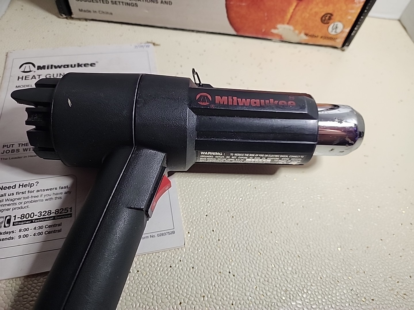 Milwaukee Variable Temperature Heat Gun, Model# 2000D (G)