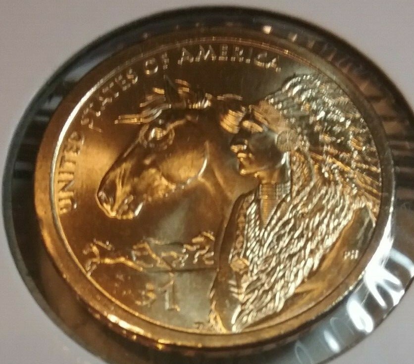 2012 Native American Sacagawea P Dollar - BU - Uncirculated - Horse & Indian