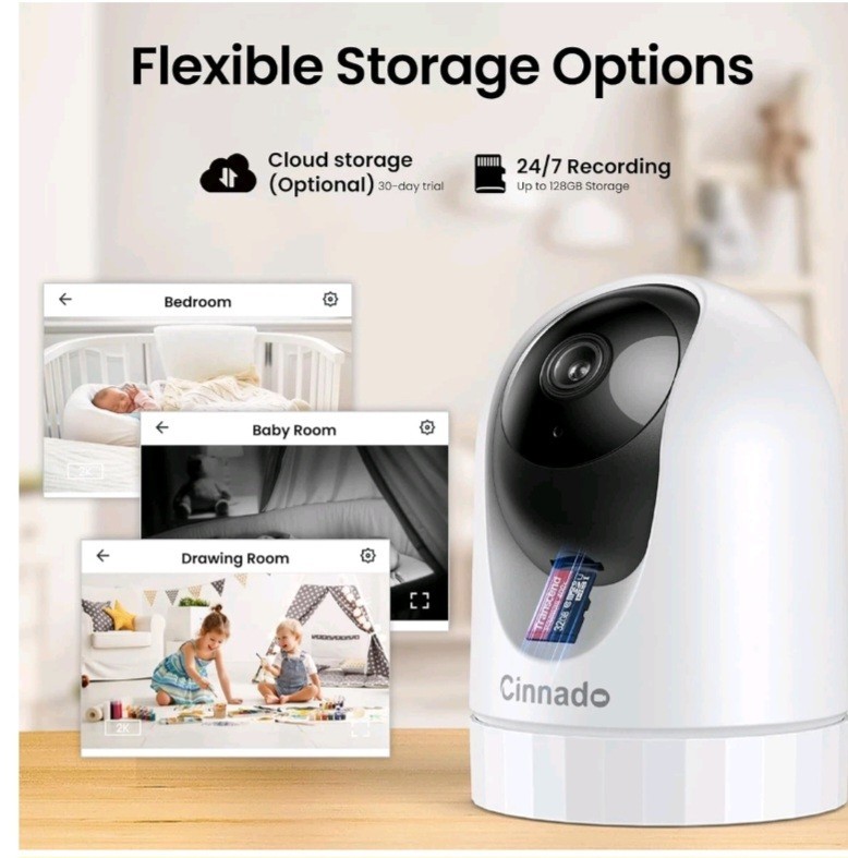 Cinnado D1, 2k Indoor Security Camera