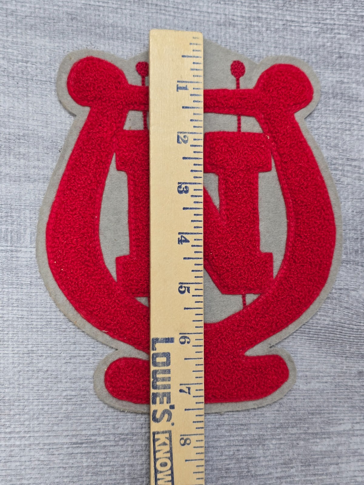 Vintage Nebraska Cornhuskers Marching Band Varsity Jacket Patch