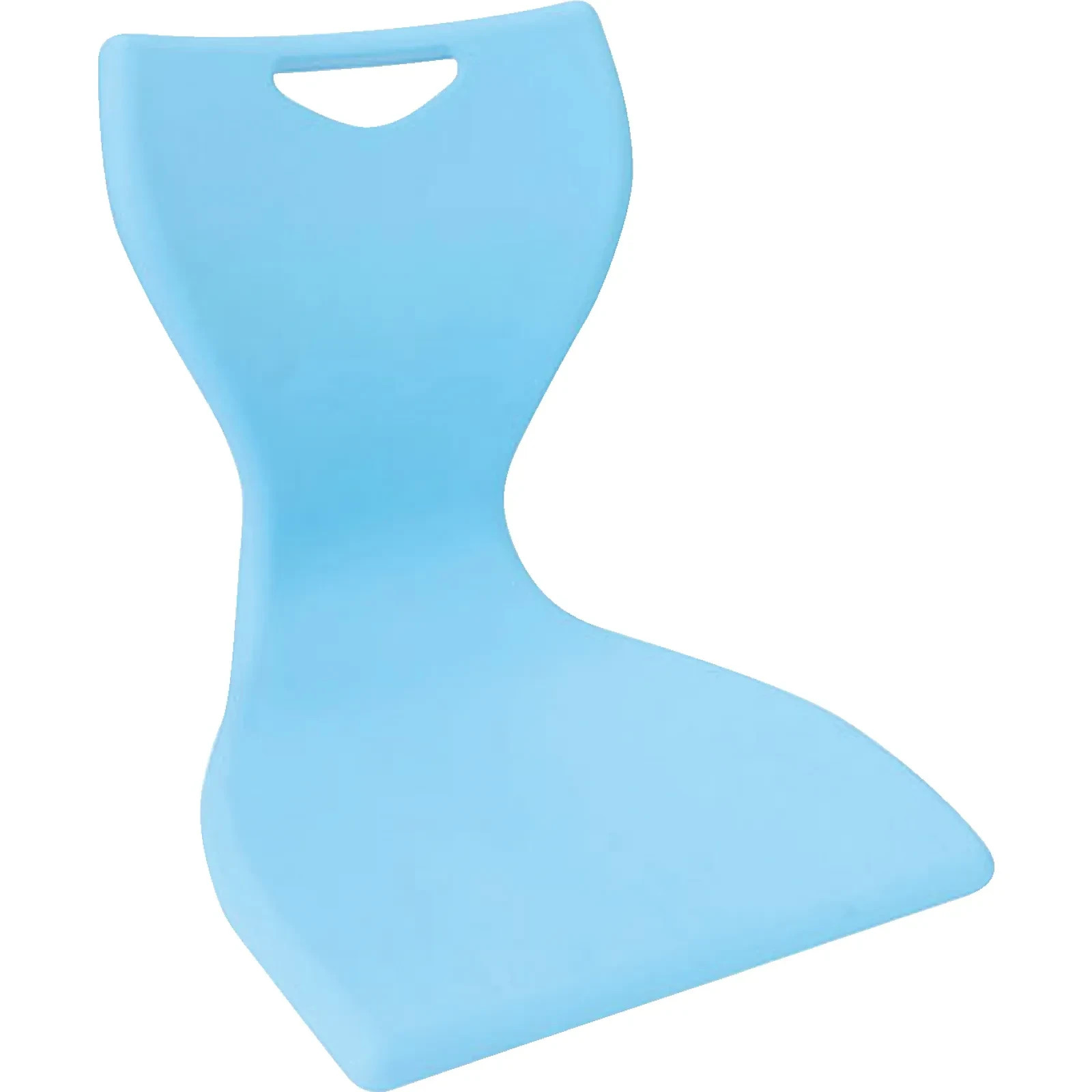 Muzo MBob Floor Seat 17.5Hx16Wx17D Blue Ergonomic Flexible Classroom Kids Chair