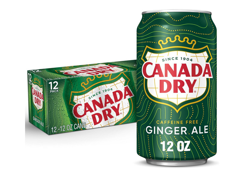 Canada Dry Ginger Ale Soda, 12 fl oz cans, 12 pack