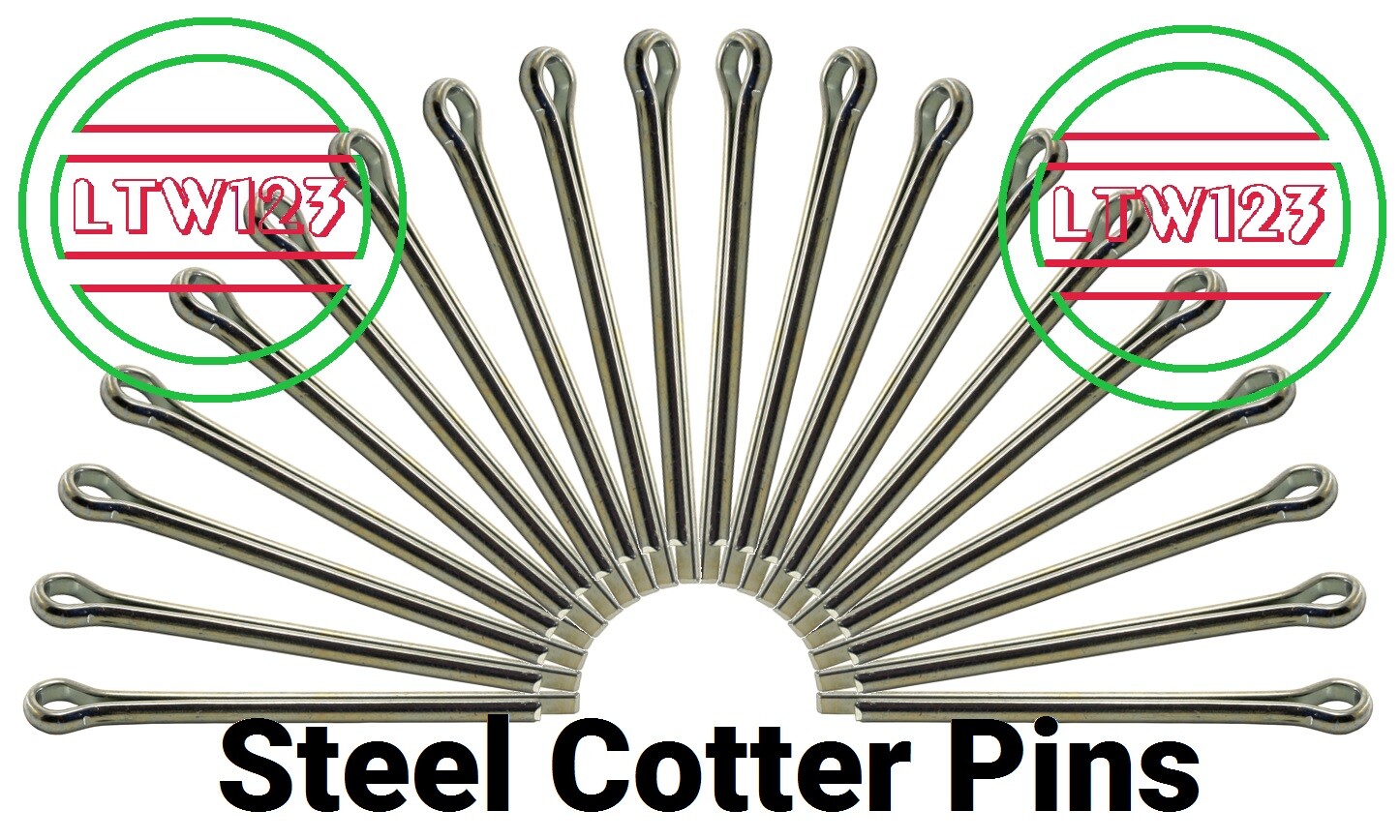 (25 Pieces) Cotter Pin 1/8 x 1-1/4" (CP4-10)