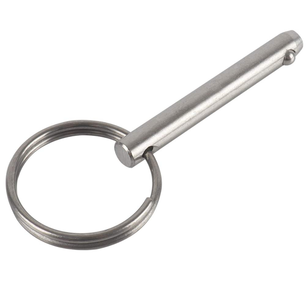 2 Pack Quick Release Pin, Diameter 1/4", Usable Length 1-1/2", Overall Length 2"