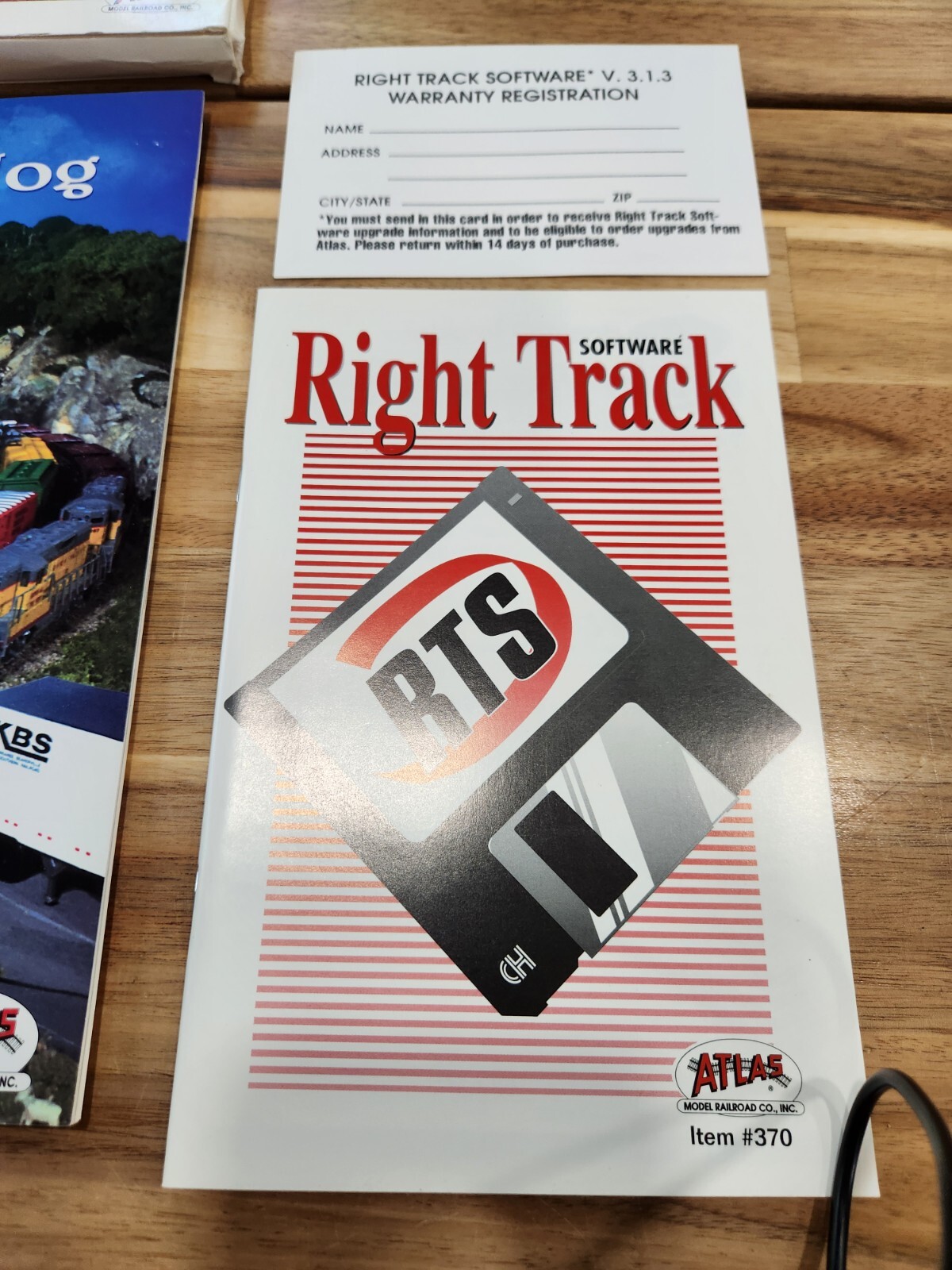 Atlas Right Track Modern Railroad Layout Design Software, PC, 3.5" Disc