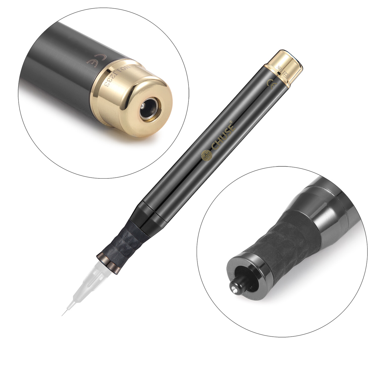 CHUSE P1 Permanent Makeup Machine Rotary Tattoo Pen Kit For Eyebrow EyeLiner Lip